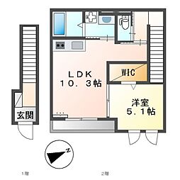 ジェミニハイムIII 2階