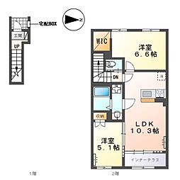 加古郡稲美町国岡新築アパート 2階/206
