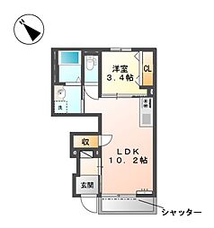 カーサプレーマイースト 1階