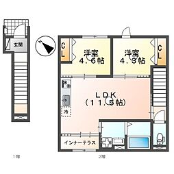 (仮)北区熊谷2丁目新築アパート 2階