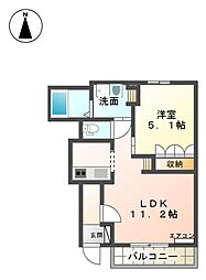 間取図画像 1LDK
