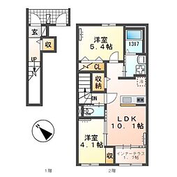 グランド　ウッズ　クッチーナ 2階