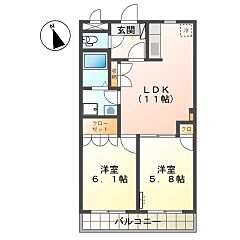 物件の間取り