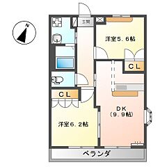 物件の間取り