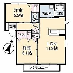 物件の間取り