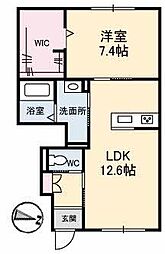 間取図画像 1LDK