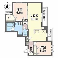 物件の間取り
