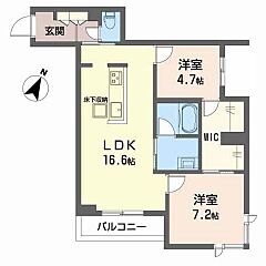物件の間取り