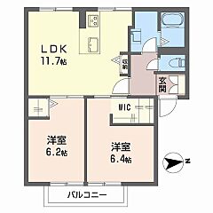 物件の間取り