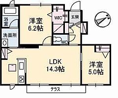 物件の間取り