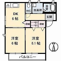 物件の間取り