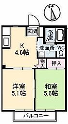 シャーメゾンＭＩＨＯ 1階2Kの間取り