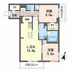 物件の間取り