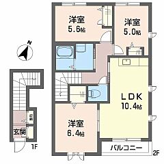 物件の間取り