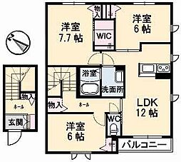 間取図画像 3LDK