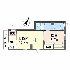物件の間取り