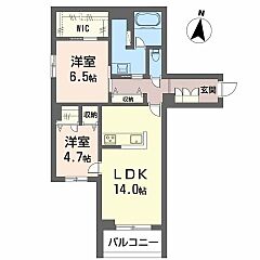 物件の間取り