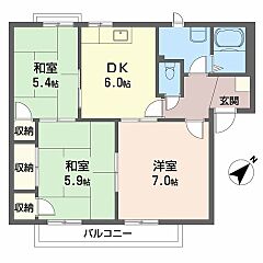 物件の間取り