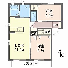 物件の間取り