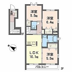 物件の間取り
