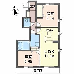 物件の間取り