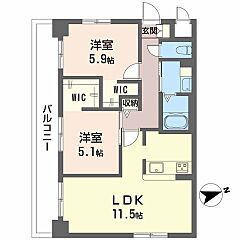 物件の間取り