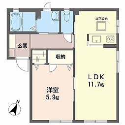 間取図画像 1LDK
