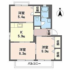 物件の間取り