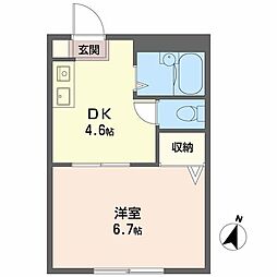 間取図画像 1DK