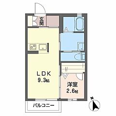 物件の間取り