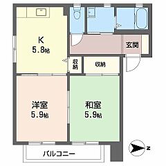 物件の間取り