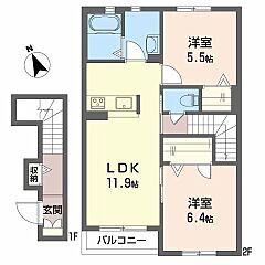 物件の間取り