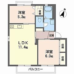 物件の間取り