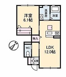 間取図画像 1LDK