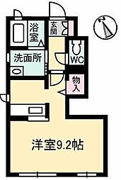 ShaMaison太田上町 ワンルームの間取図画像