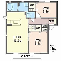 物件の間取り