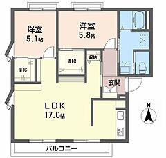 物件の間取り