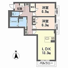 物件の間取り
