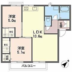 物件の間取り