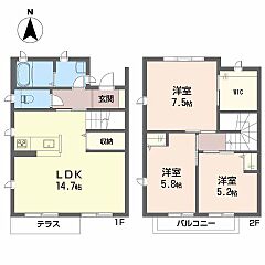 物件の間取り