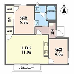 物件の間取り