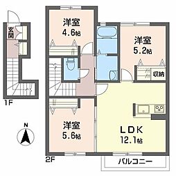 間取図画像 3LDK