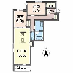 物件の間取り