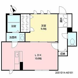 間取図画像 1LDK