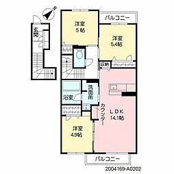間取図画像 3LDK
