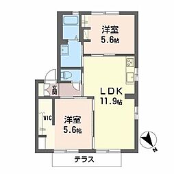 間取図画像 3DK