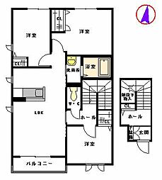 間取図画像 3LDK