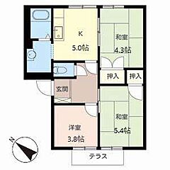 物件の間取り