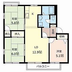 物件の間取り