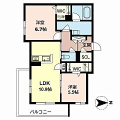 物件の間取り
